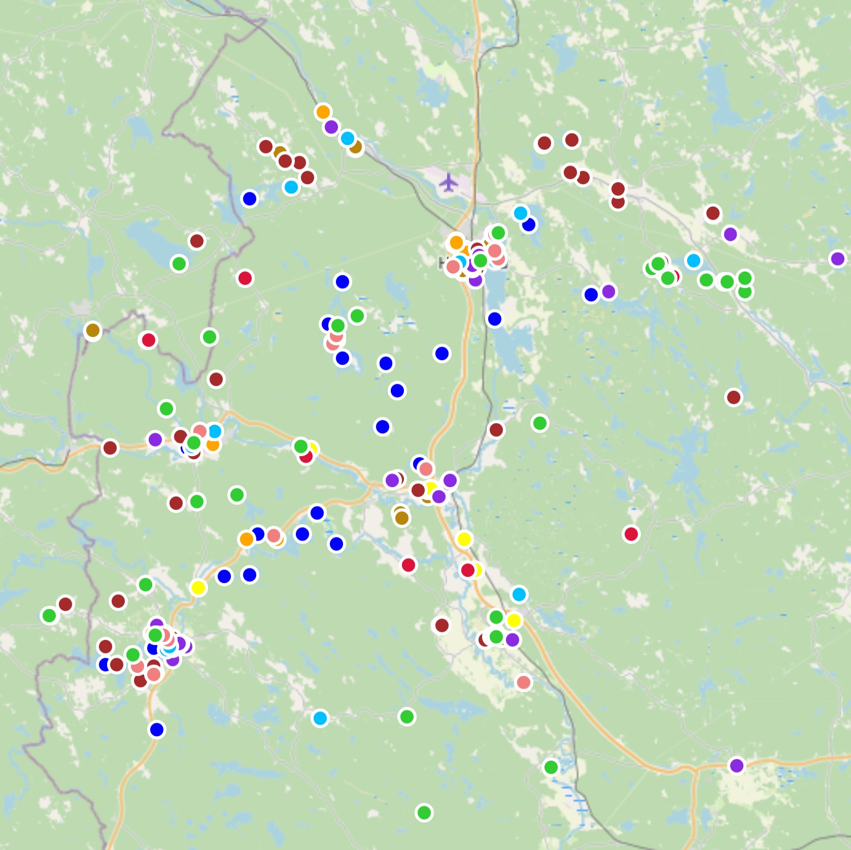 OSM karta